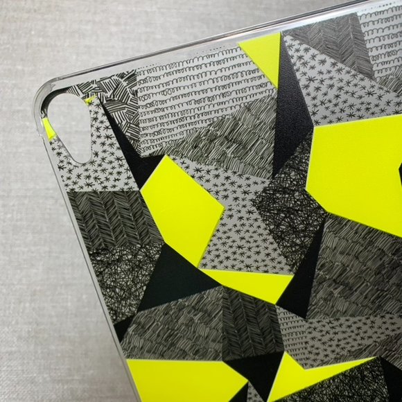 APPLE iPad Pro 11" inch Smart Folio ULAK Geometric Neon Art "Black Doodles" NEW - Picture 4 of 8